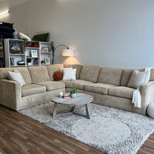 Marge Carson 2pc Sectional in Beige