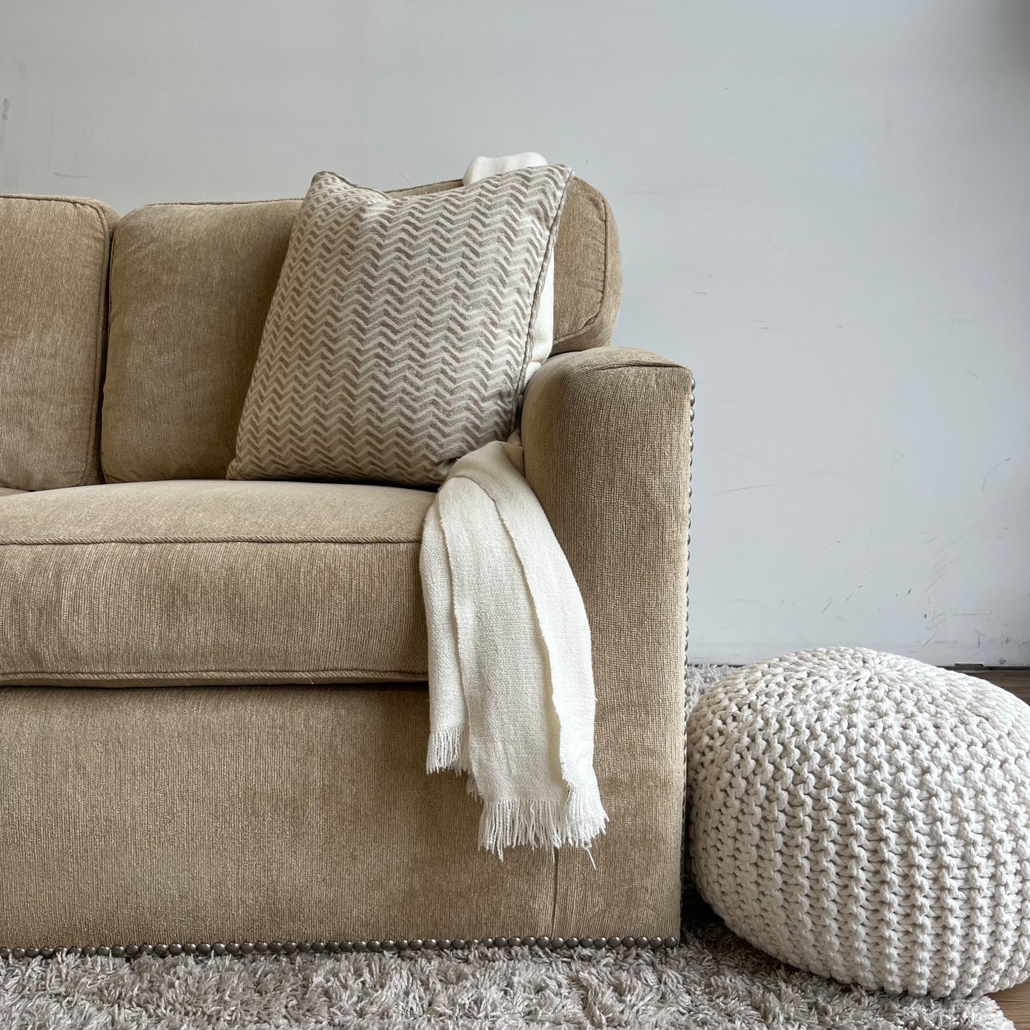 Marge Carson 2pc Sectional in Beige