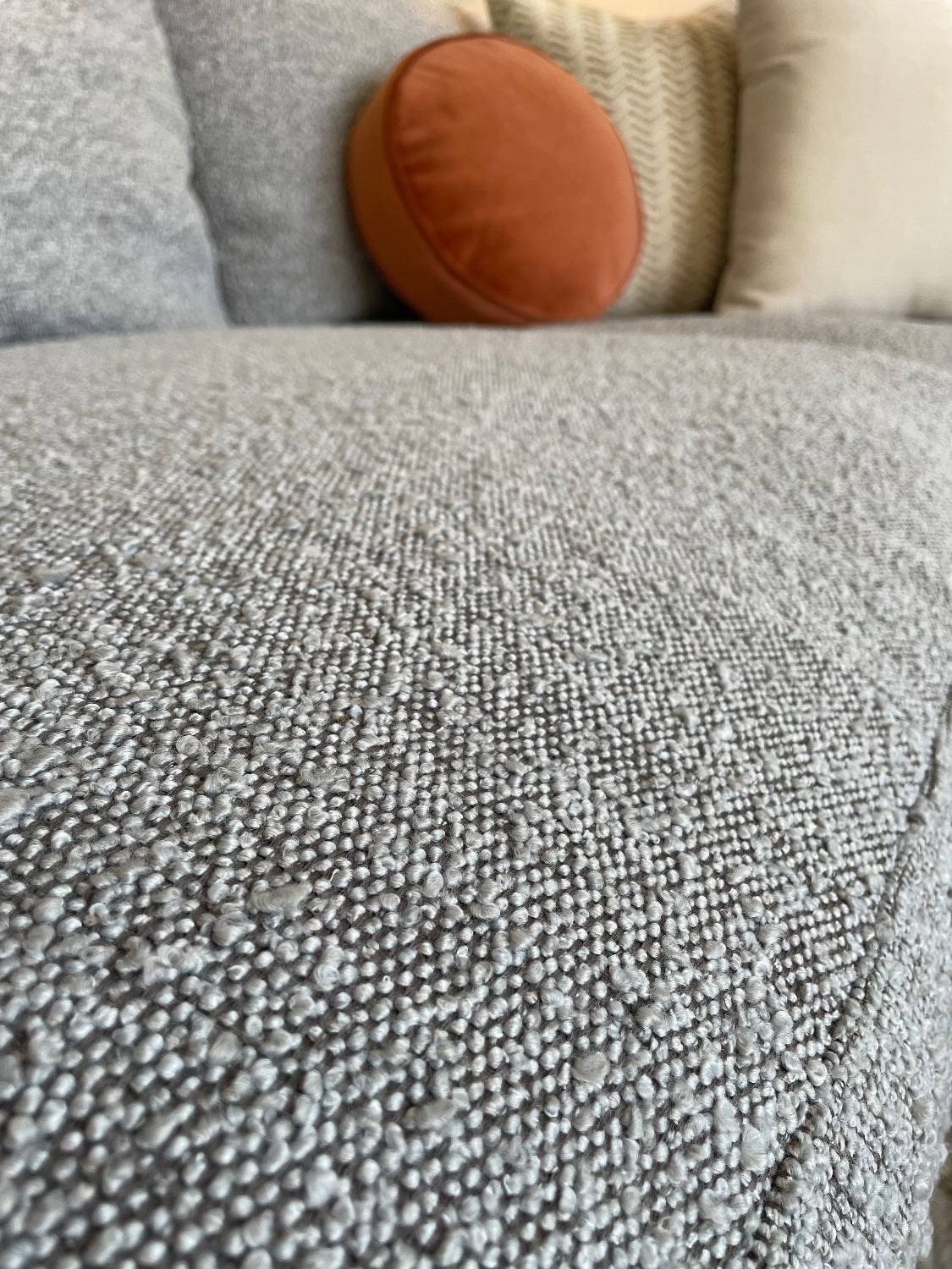 Albany Park Kova Modular 6 Pc Sectional in Smoke Performance Bouclé