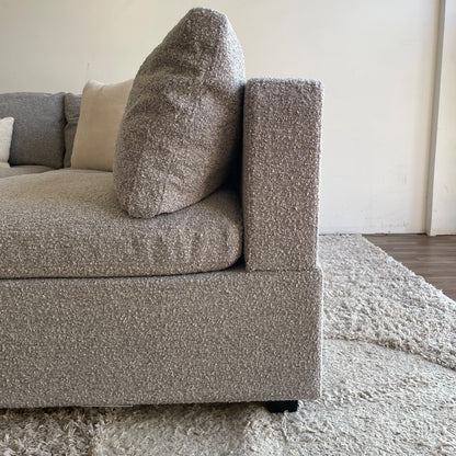 Albany Park Kova Modular 6 Pc Sectional in Smoke Performance Bouclé