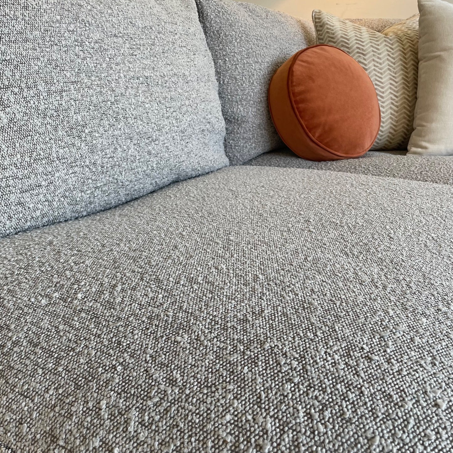 Albany Park Kova Modular 6 Pc Sectional in Smoke Performance Bouclé