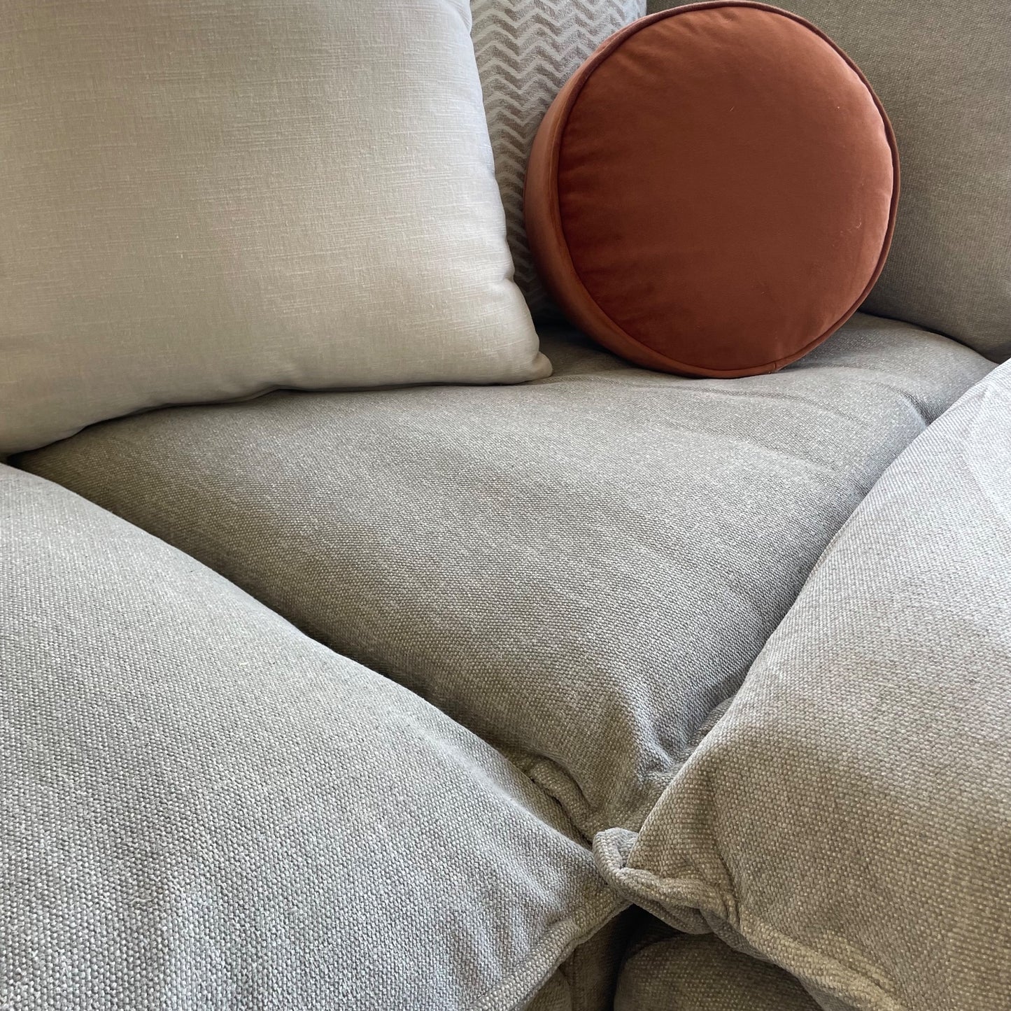 Albany Park Kova Modular 4 Pc Sectional in Oatmeal Performance Chenille