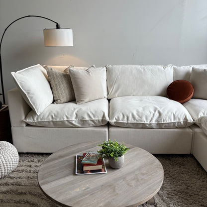 Albany Park Kova Modular 4 Pc Sectional in Sand Performance Basketweave