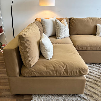 Albany Park Kova Modular 6Pc Sectional in Camel Performance