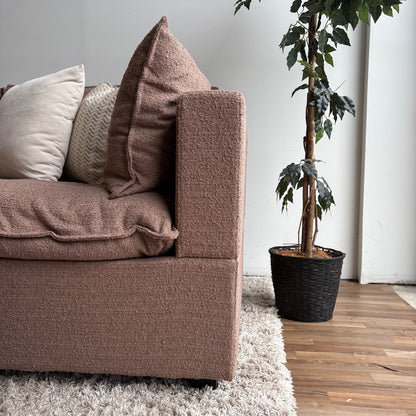 Albany Park Kova Modular 5 Pc Sectional in Mocha Performance Boucle