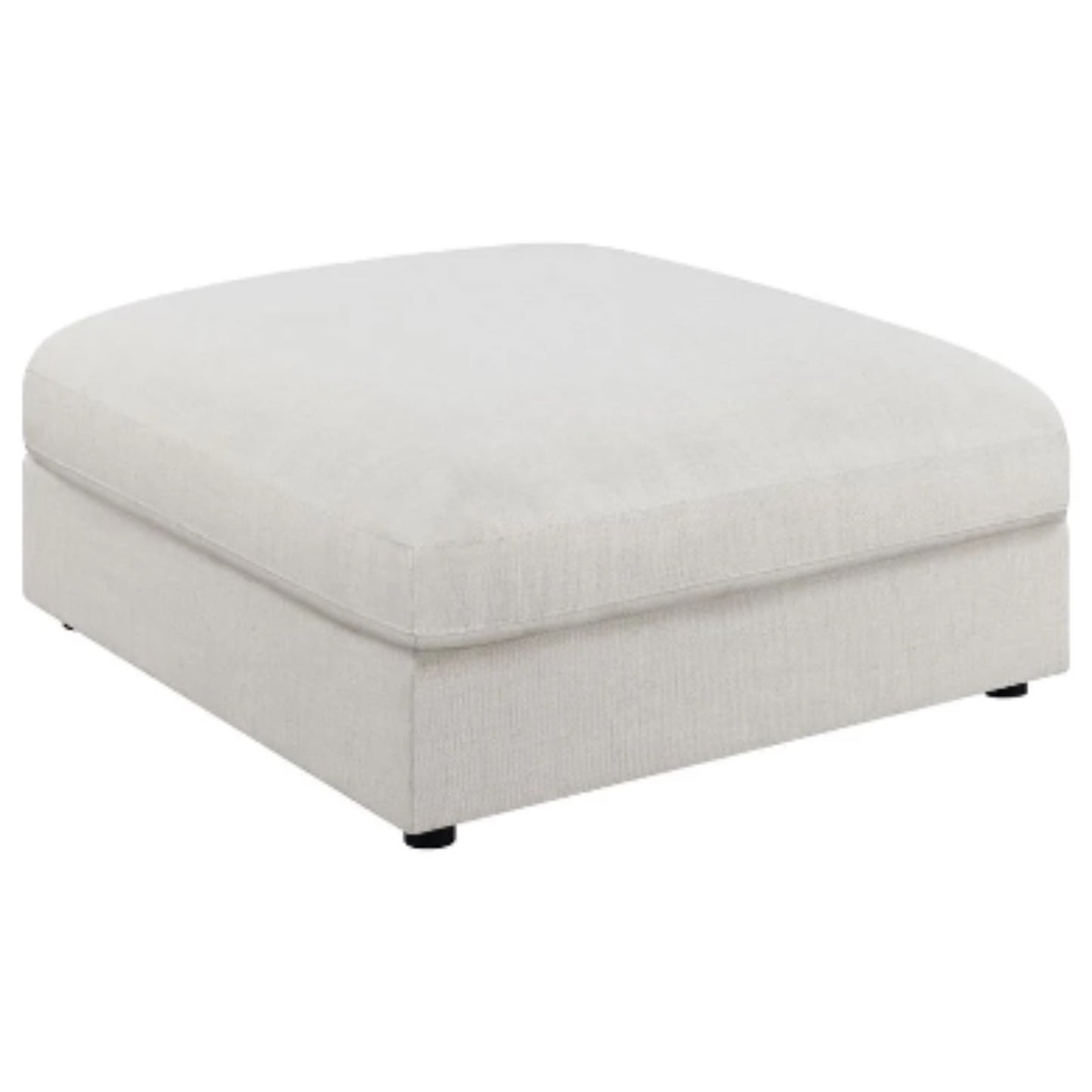 Serene Corner Sectional + Ottoman in Linen Beige