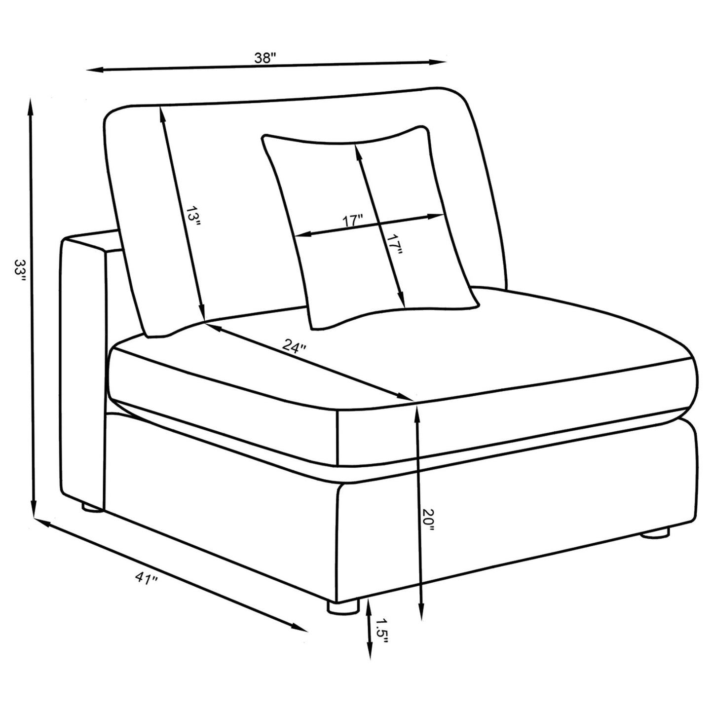 Serene Modular Sectional in Linen Beige
