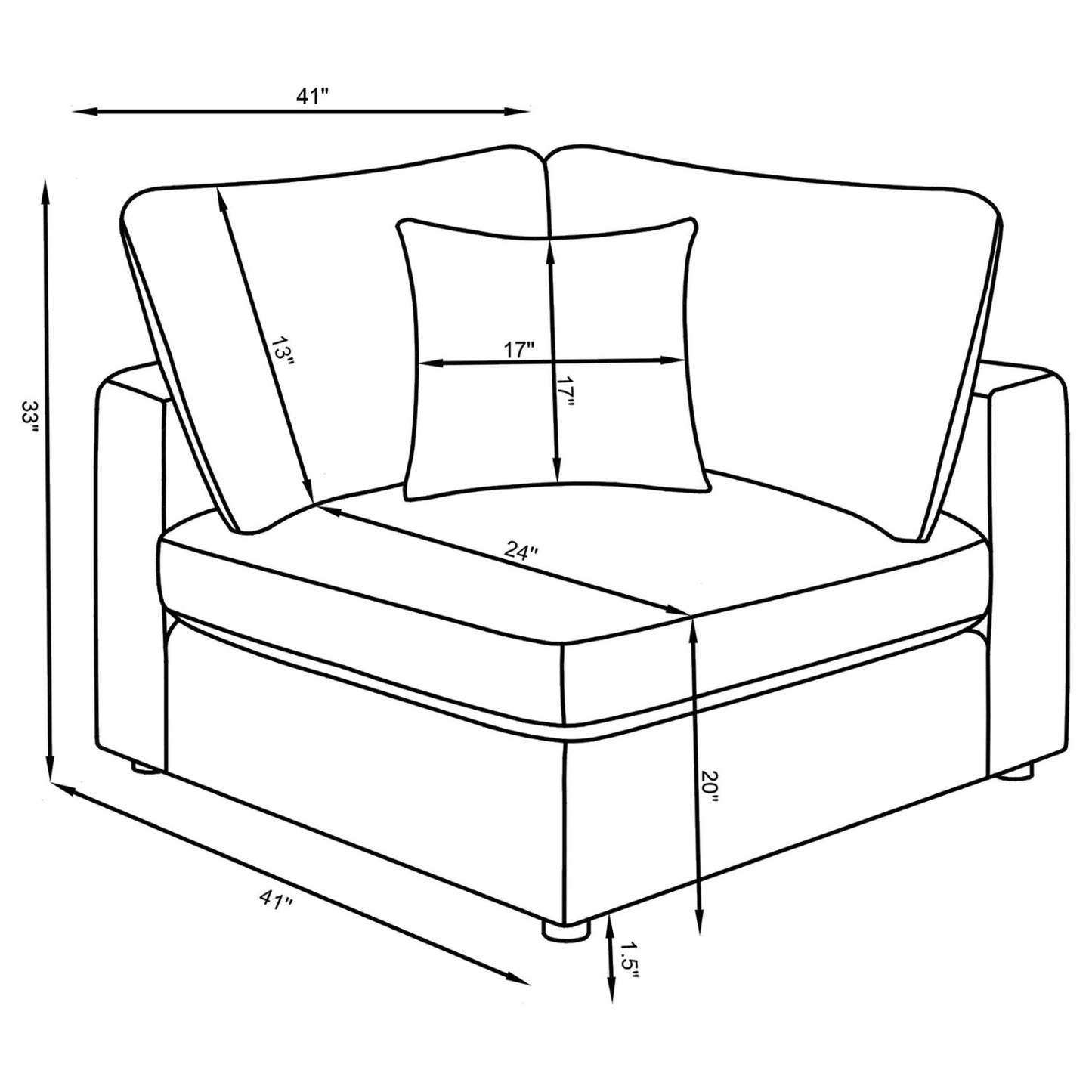 Serene Modular Sectional in Linen Beige