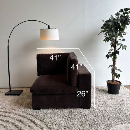 Lakeview Corner in Chocolate Brown