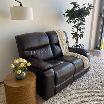 Leather Recliner Sofa