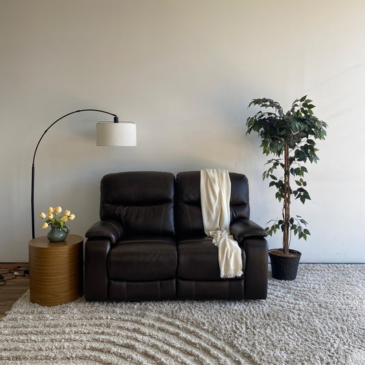 Leather Recliner Sofa