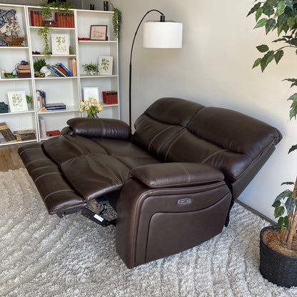 Leather Recliner Sofa