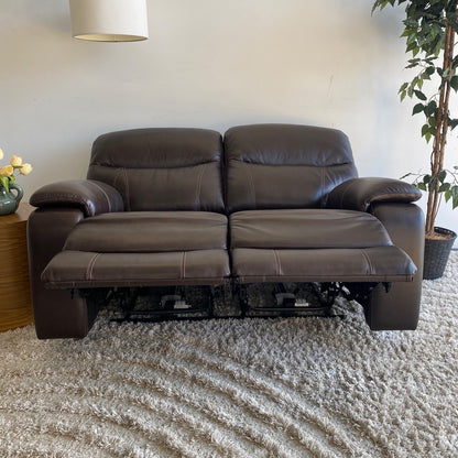 Leather Recliner Sofa