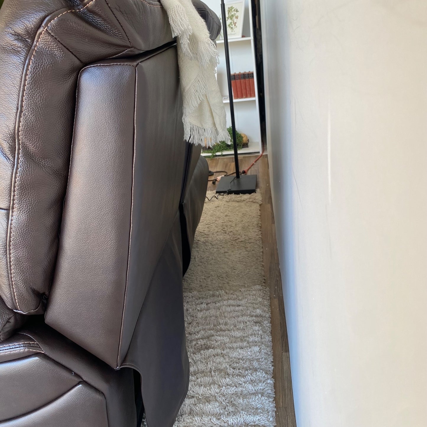 Leather Recliner Sofa