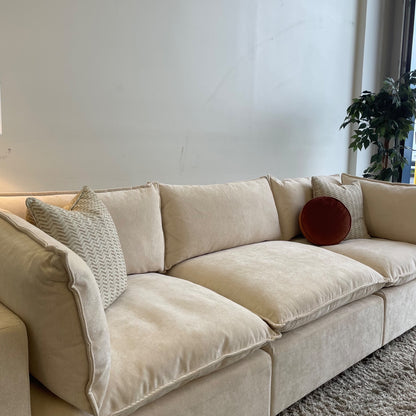 Bellamia Luna Sofa in Cream Performance Chenille