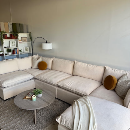 Bellamia Luna U-Shape in Cream Performance Chenille