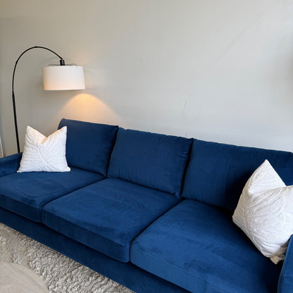 Interior Define Sloan Sofa in Blue Performance Velvet