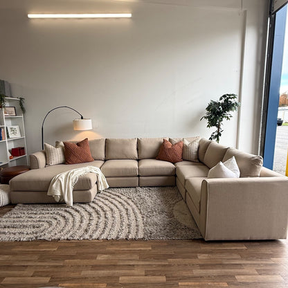 Interior Define Beckham Modular Sectional in Performance Fabric