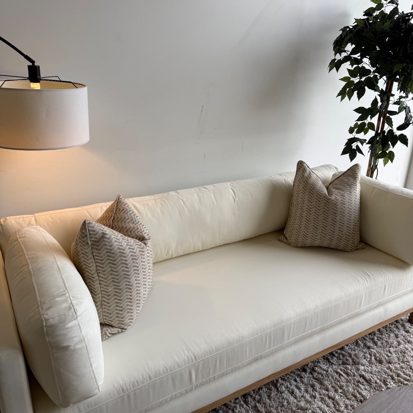 Interior Define Jasper Outdoor Sofa in White