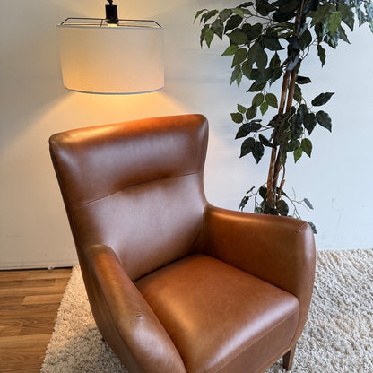 Interior Define Fisher Leather Accent Chair