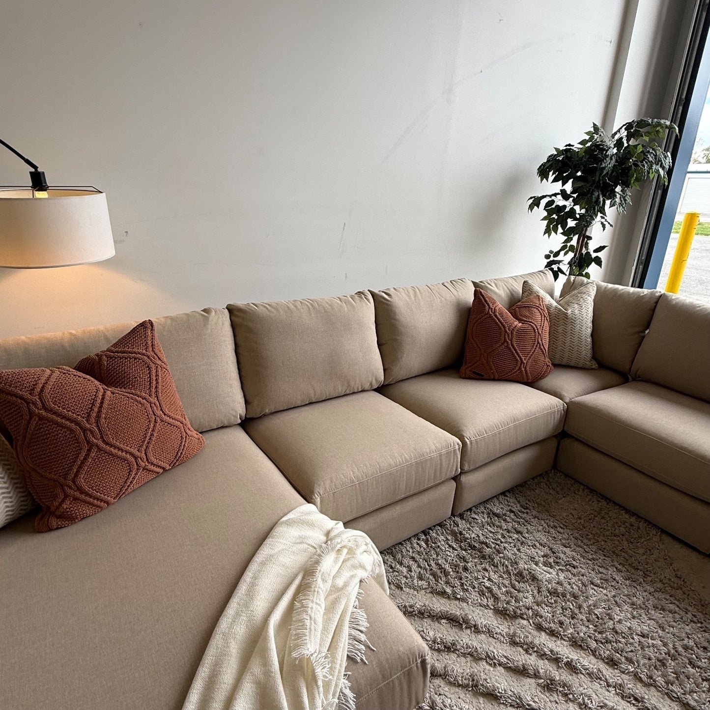 Interior Define Beckham Modular Sectional in Performance Fabric
