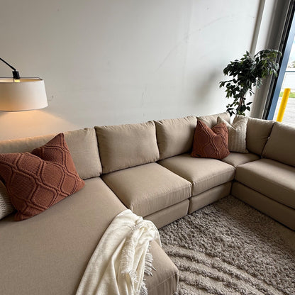 Interior Define Beckham Modular Sectional in Performance Fabric