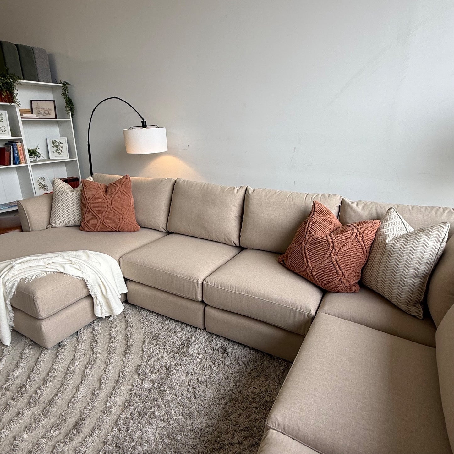 Interior Define Beckham Modular Sectional in Performance Fabric