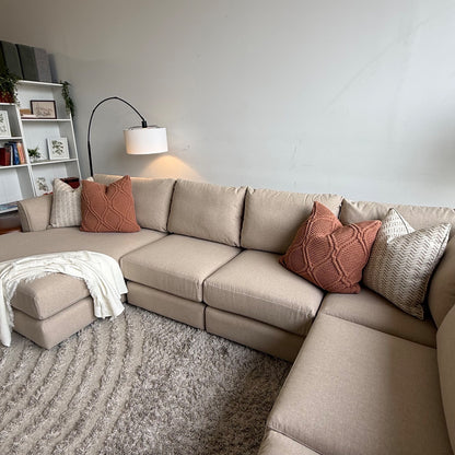 Interior Define Beckham Modular Sectional in Performance Fabric