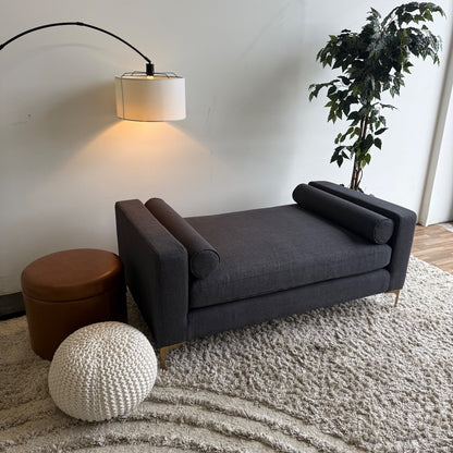 Interior Define Daybed in Black Linen