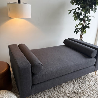 Interior Define Daybed in Black Linen