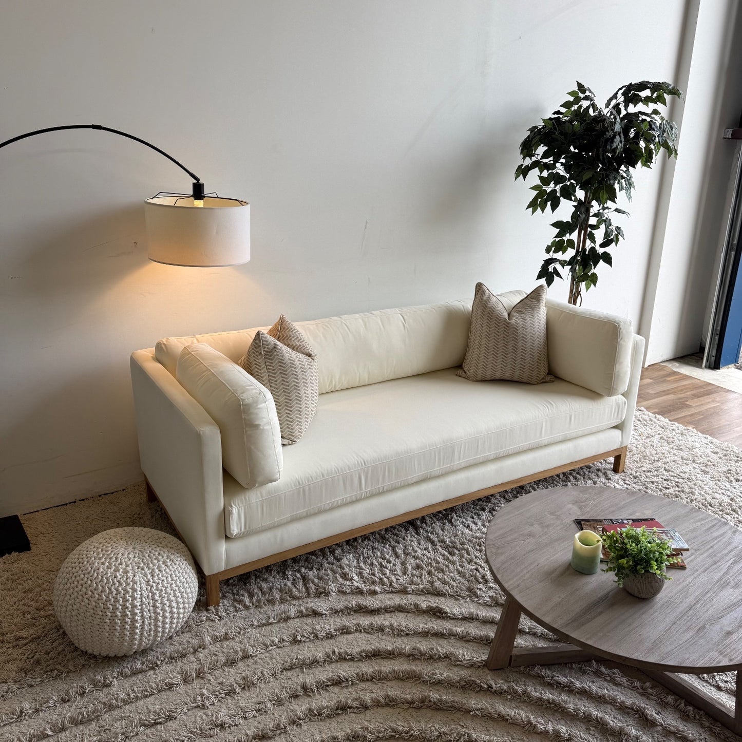 Interior Define Jasper Outdoor Sofa in White