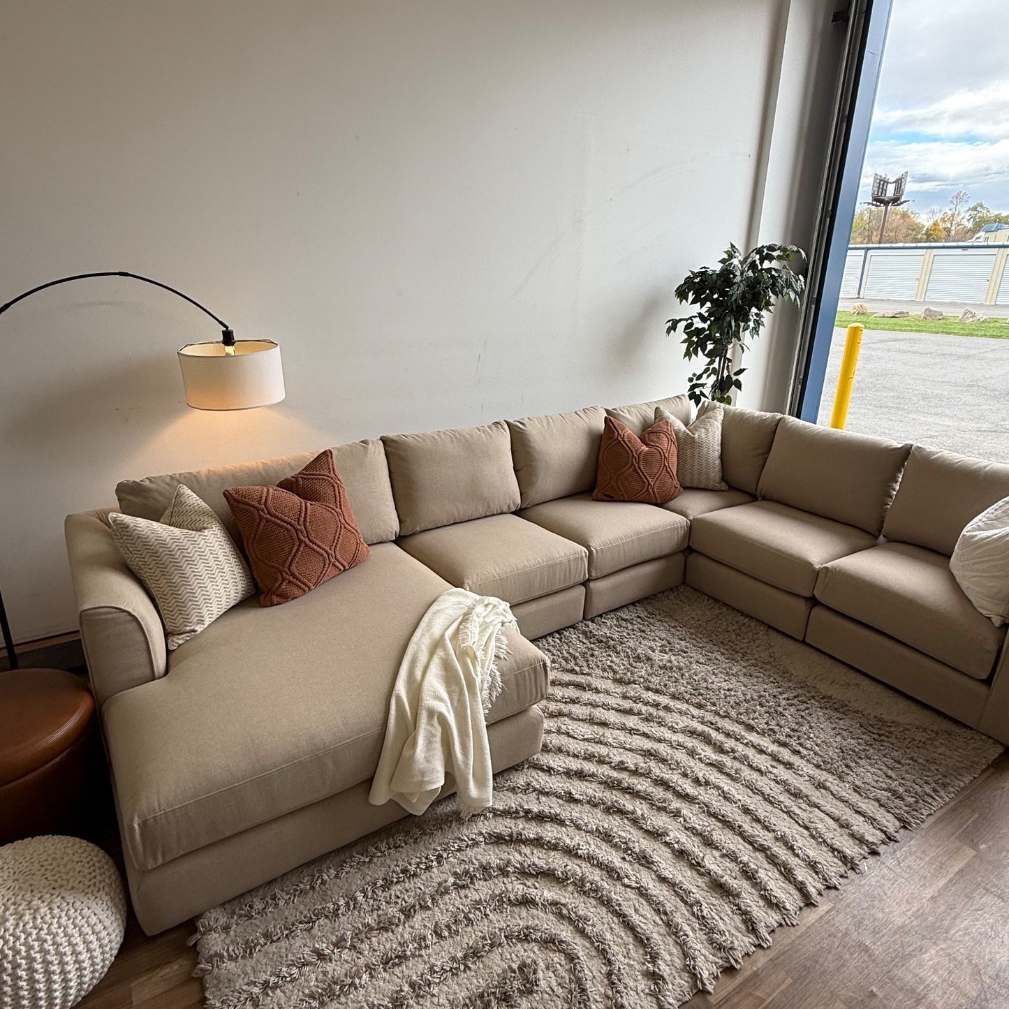 Interior Define Beckham Modular Sectional in Performance Fabric