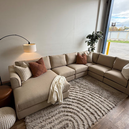 Interior Define Beckham Modular Sectional in Performance Fabric