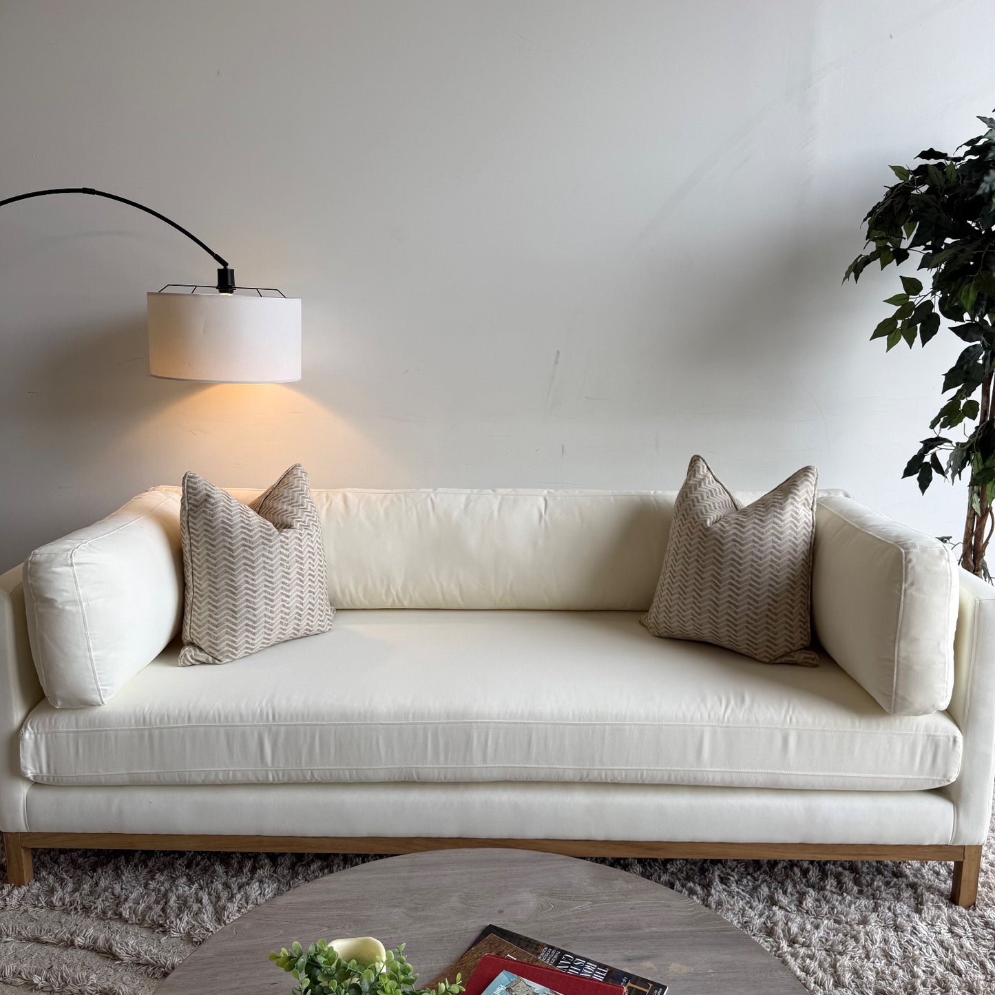 Interior Define Jasper Outdoor Sofa in White