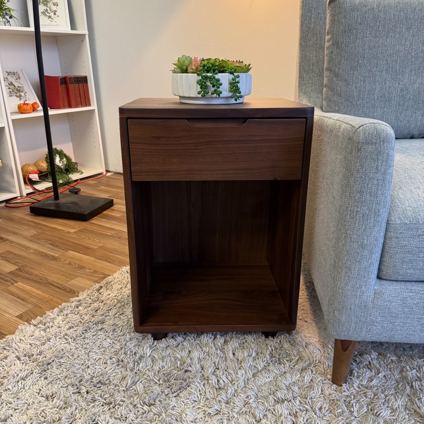 Interior Define Lydell nightstand in Walnut
