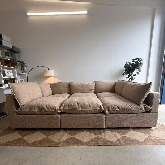 Albany Park Kova Modular Pit in Fawn Performance Boucle