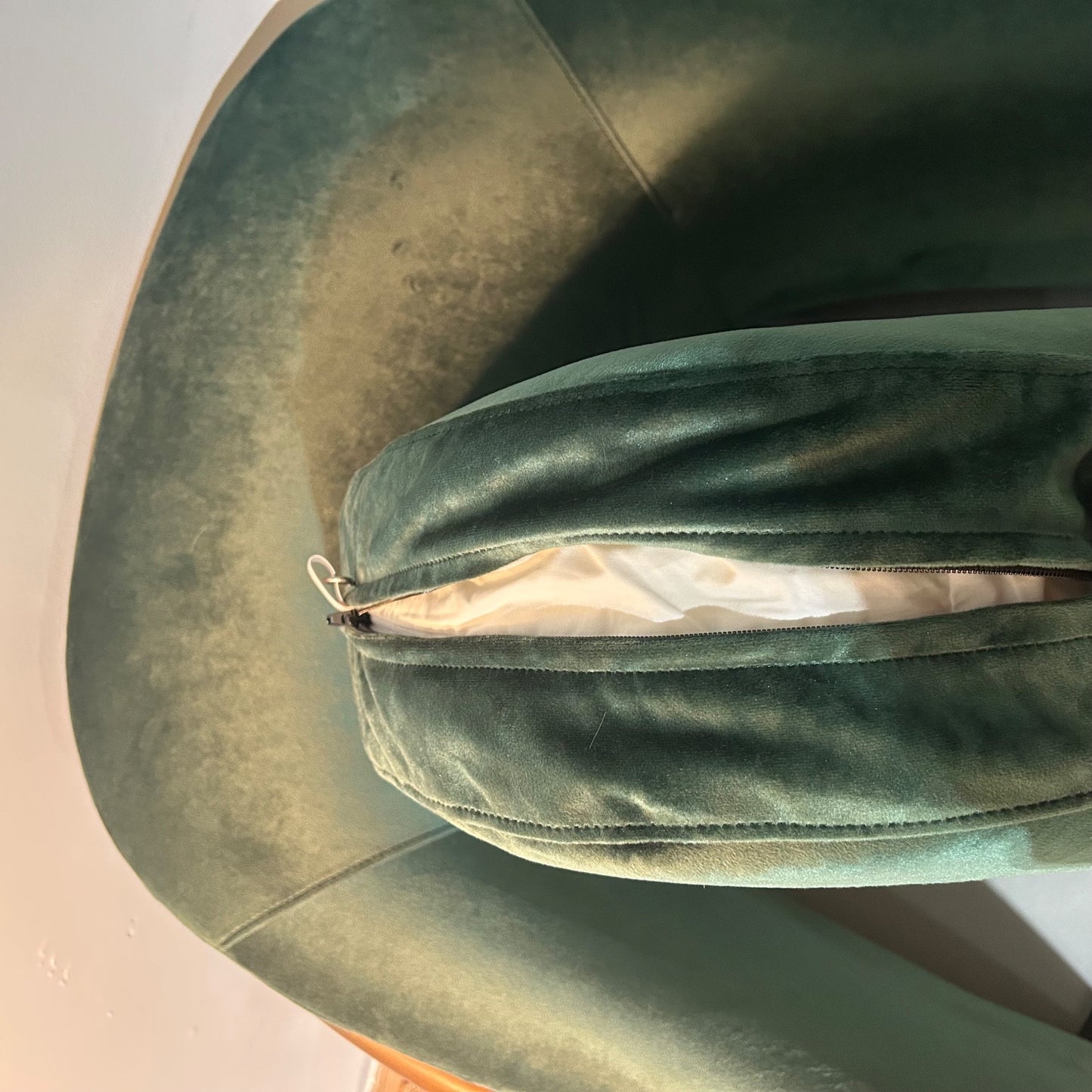 Interior Define Blake Accent Chair in Green Performance Velvet