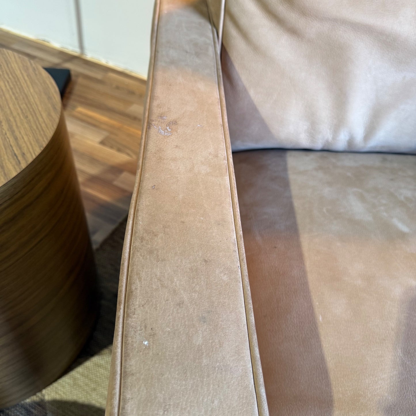 Interior Define Sadie Reclining Chair in Brown Leather