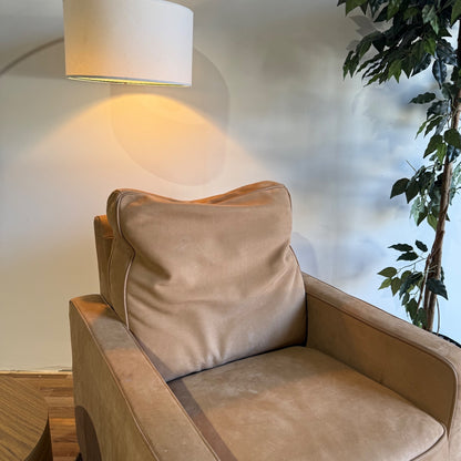 Interior Define Sadie Reclining Chair in Brown Leather