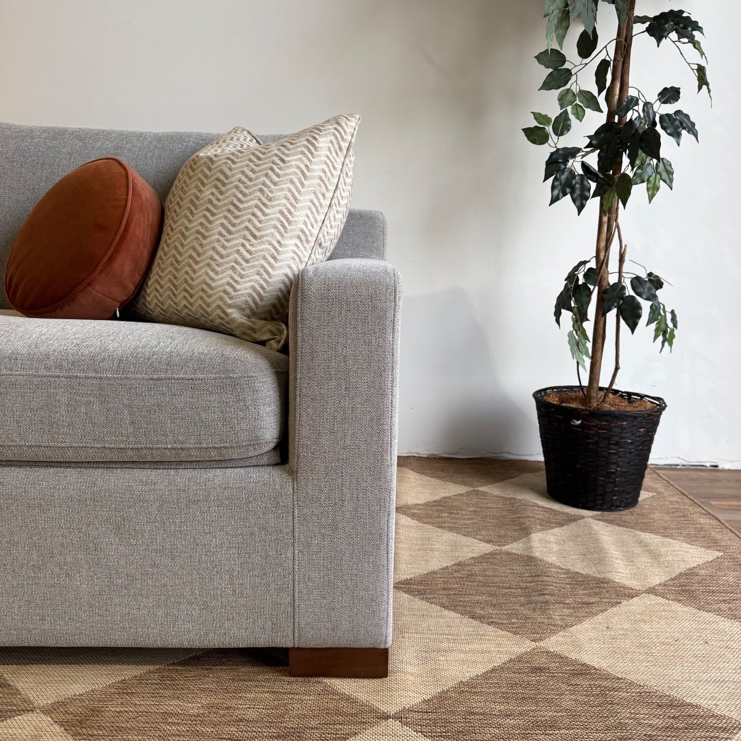 Interior Define Sloan Sleeper Sofa in Grey Performance Fabric