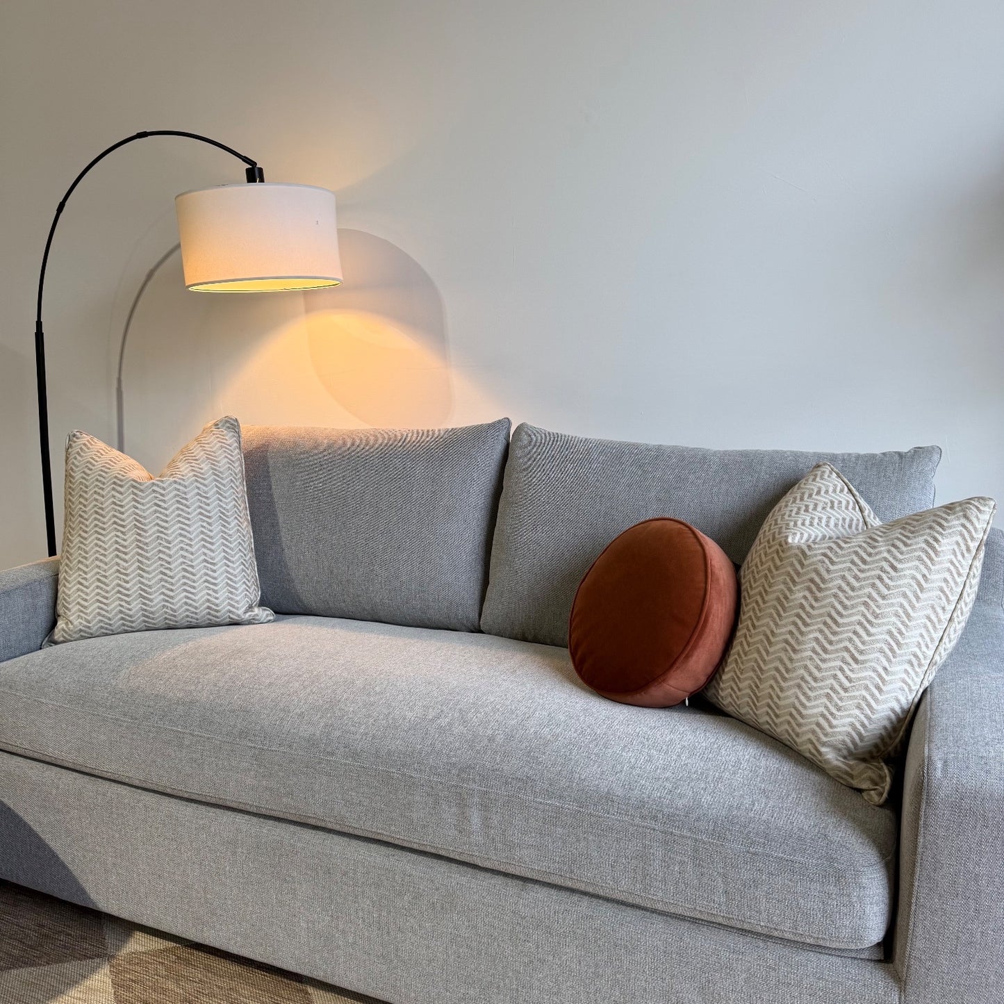 Interior Define Sloan Sleeper Sofa in Grey Performance Fabric