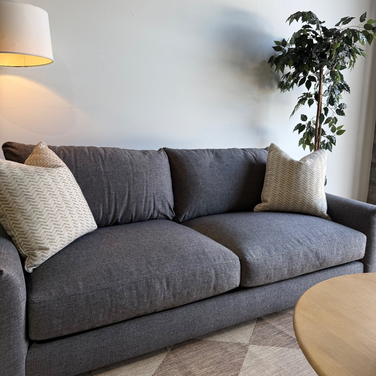 Interior Define Saylor Sofa in Black Performance Fabric