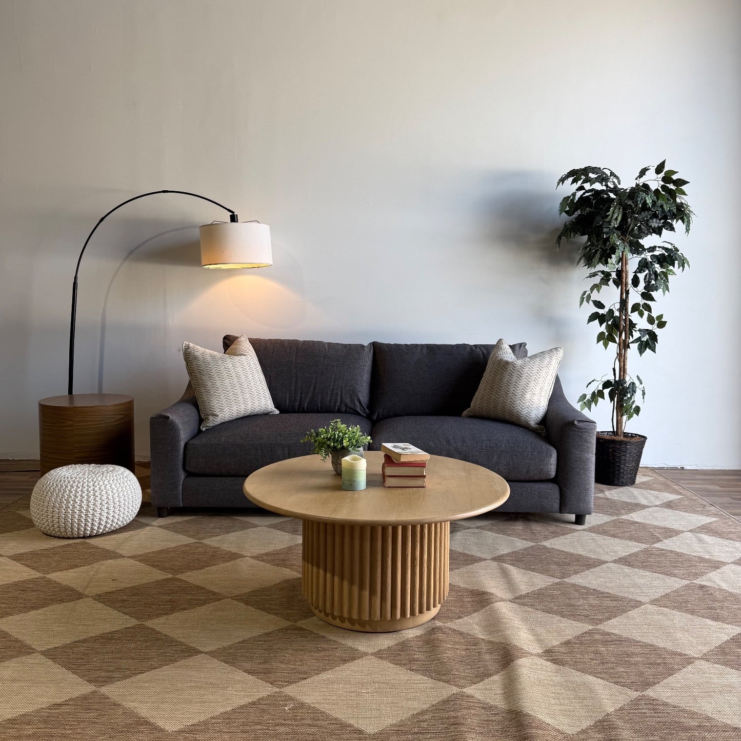 Interior Define Saylor Sofa in Black Performance Fabric