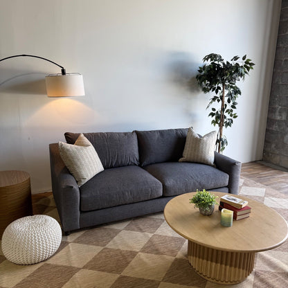 Interior Define Saylor Sofa in Black Performance Fabric