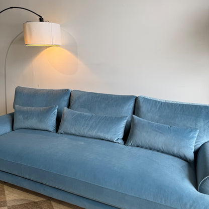 Sofa in Blue Performance Velvet