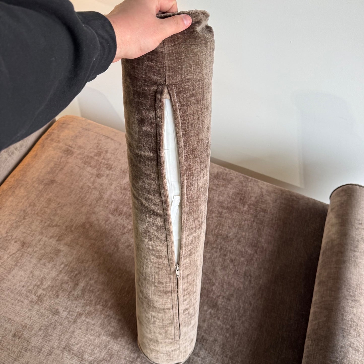 Interior Define Sloan Daybed in Brown Performance Vintage Velvet