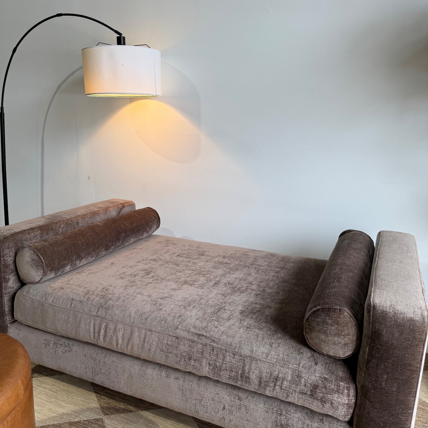 Interior Define Sloan Daybed in Brown Performance Vintage Velvet