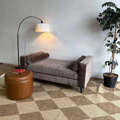 Interior Define Sloan Daybed in Brown Performance Vintage Velvet