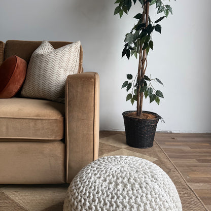 Interior Define James Corner Sectional in Brown Performance Velvet