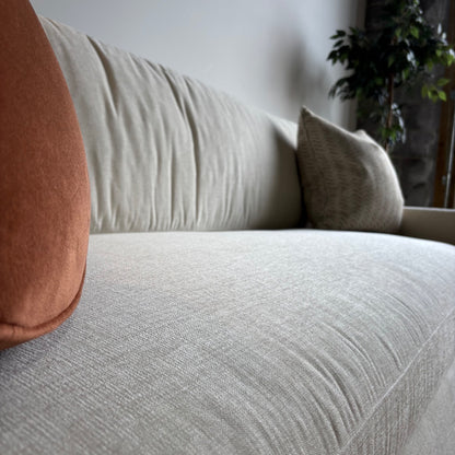 Interior Define Ella Sofa in Cream Performance Fabric